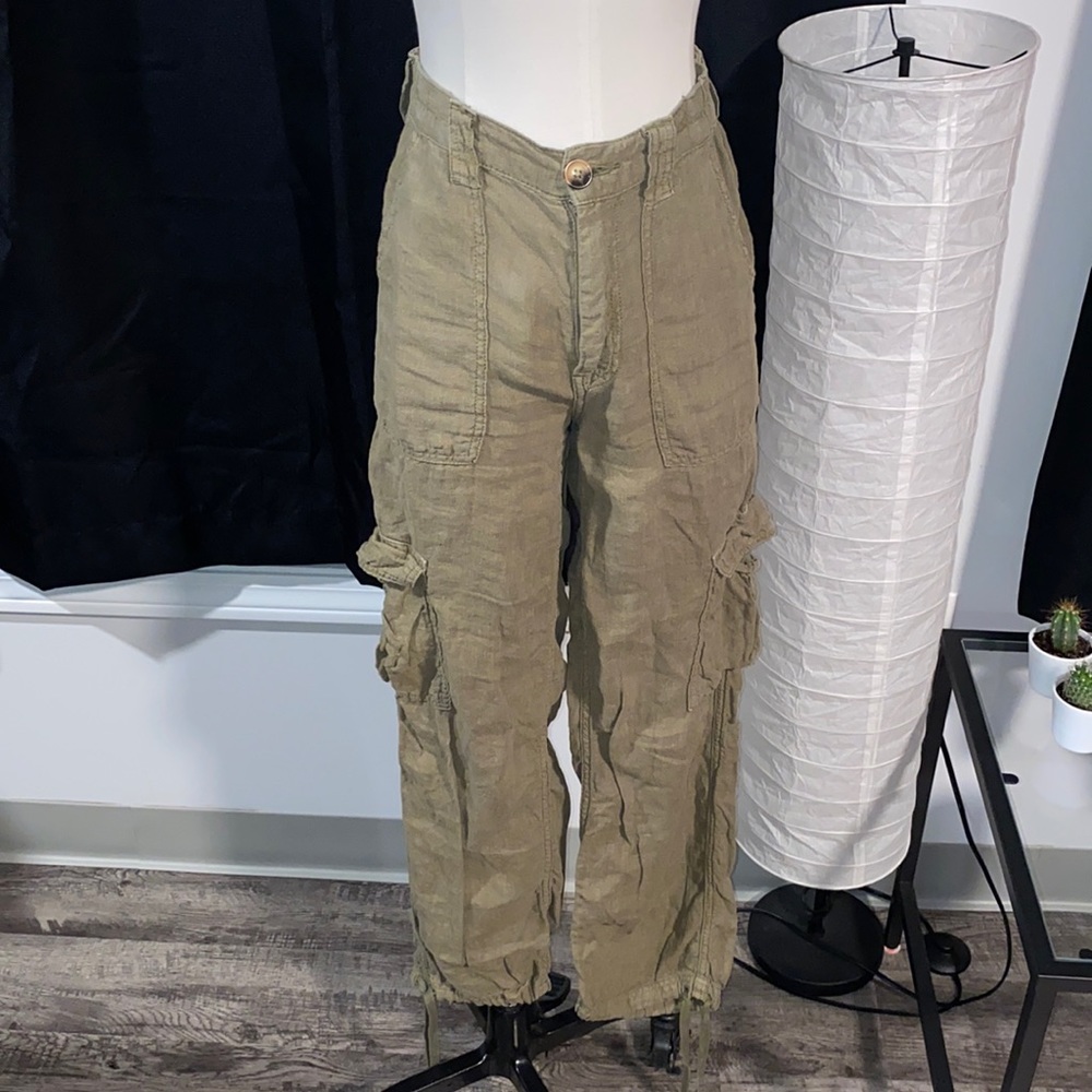Bdg linen cargo pants